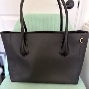 Dagne Dover Signature Tote- Classic, Black
